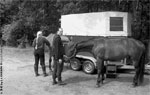 Tierlieb... Regisseur Rainer ZIPP Fränzen am Set der Pferdeverfolgung mit Pferdepflegerin Silke Eckert